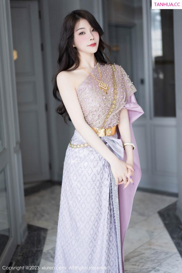 陈芝 芝芝Booty [XiuRen]高清写真图 2023.07.31 No.7164 徐莉芝Booty 长裙美腿第4张图片